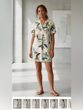 NWT H&M Floral Print Short Sleeve Dress – Size 10 (US/Canada)
